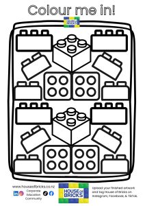 Brick Colouring Page